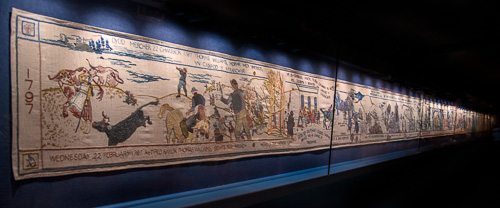 length of tapestry
